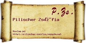 Pilischer Zsófia névjegykártya
